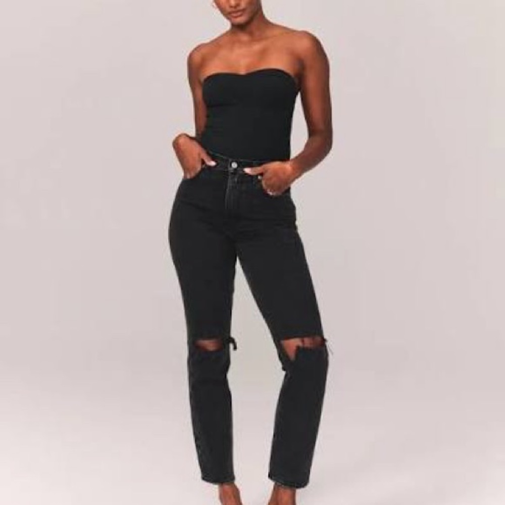 Abercombie curve love ankle straight Jean